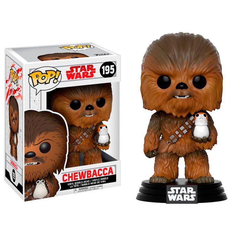 Funko Pop Star Wars The Last Jedi Chewbacca With Porg