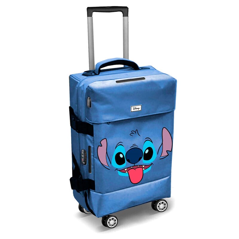 Comprar Maleta trolley Face Stitch Disney 55cm al mejor precio en nuestra tienda Play&Toy