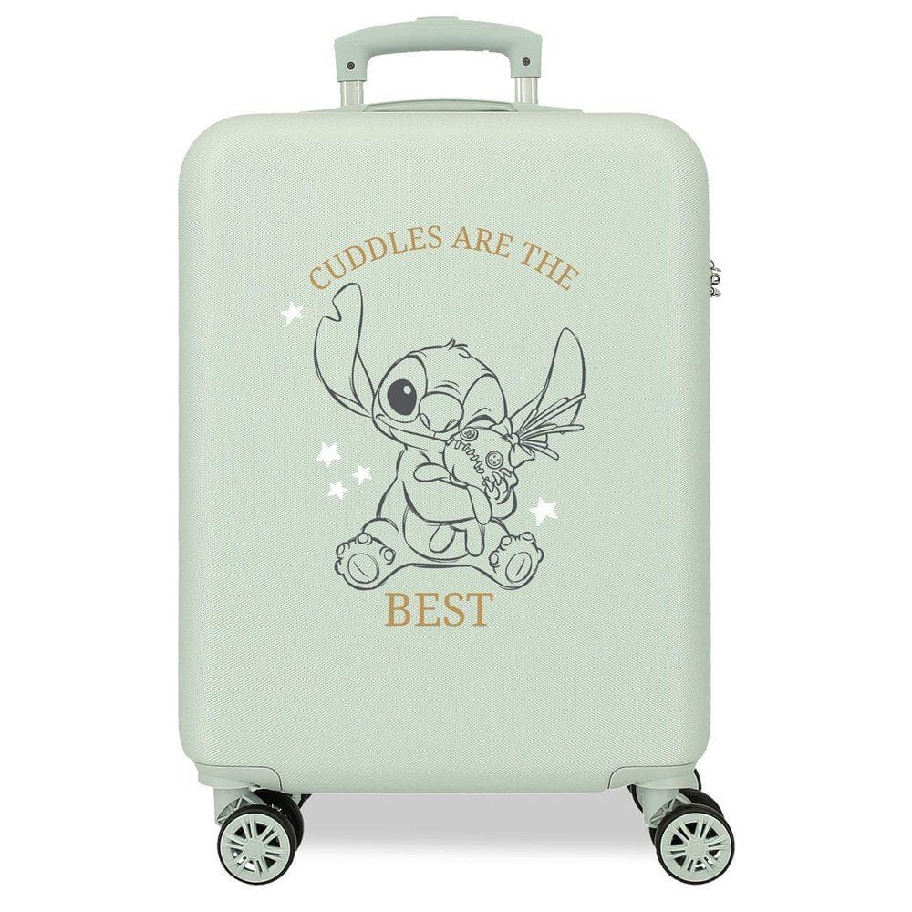 Imagen exclusiva Maleta Trolley Abs Cuddles Are The Best Stitch Disney 55cm de Play&Toy