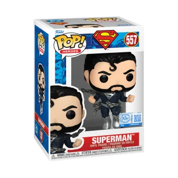 Imagen exclusiva Funko Pop Dc Heroes – Superman – Superman – Black 557 – Exclusivo de Play&Toy